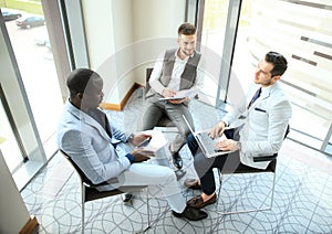 Business People Working Teamwork Cooperation Conference.