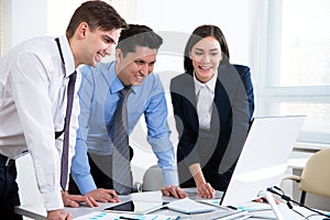 Business people working together in the office
