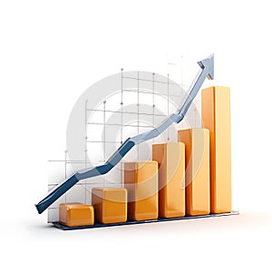 Bold Upward Business Growth Graph