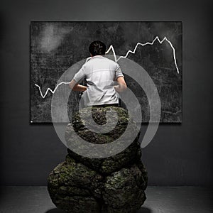 Business perspective 3d illustrated photo