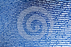 IT business. PHP syntax highlighted. PC software creation business.