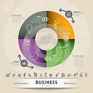 Business Plan Concept Graphic Element