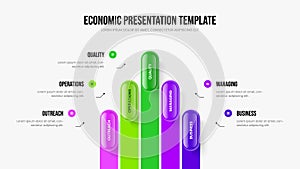 Business Plan 5 Element Infographic Frame Design