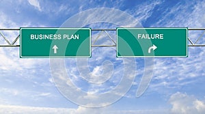 Business plan and failure