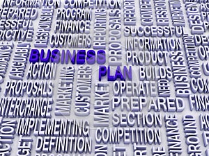 Business plan and other related words.
