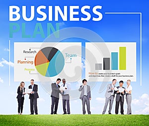 Business Plan Planning Strategy Meeting Conference Concept