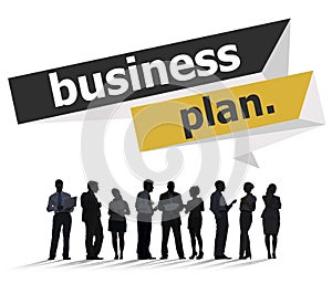 Business Plan Planning Strategy Meeting Conference Seminar Concept