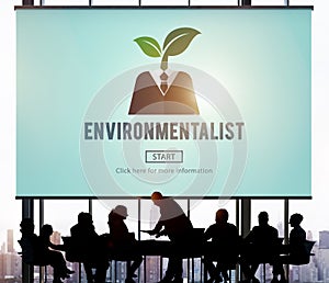 Environmentalist Ecologist Nature Conservationist Concept