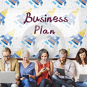 Business Plan Planning Strategy Vision Direction Concept