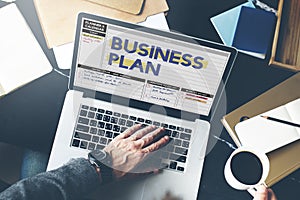 Business Plan Process solution Strategy Concept