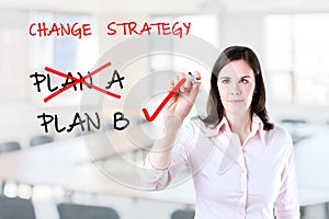 Business plan strategy changing.