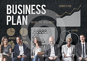 Business Plan Strategy Objective Concept