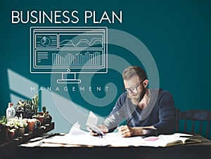 Business Plan Strategy Progress Solution Concept
