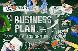 Business Plan Vision Strategy Planning Direction Concept