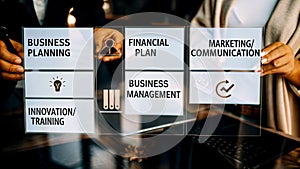 Business Planning and Financial Strategy Graphic photo