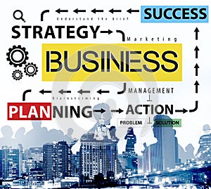 Business Planning Strategy Success Action Concept