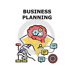 Business Planning Strategy Vector Concept Color