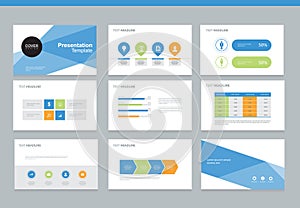 Business presentation background design template
