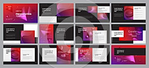 Business presentation design template with page layout design for brochure ,portfolio, book , magazine, annual report , and compan