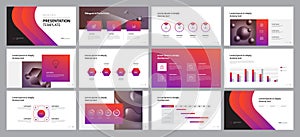 Business presentation design template with page layout design for brochure ,portfolio, book , magazine, annual report , and compan