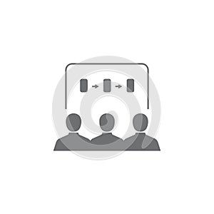 Business presentation icon. Simple element illustration. Business icons universal for web and mobile