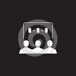 business presentation icon. Simple element illustration. Business icons universal for web and mobile