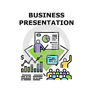 Business Presentation Meeting Vector Concept Color