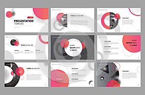 Business presentation page layout template design and use for brochure ,book , magazine, annual report and company profile
