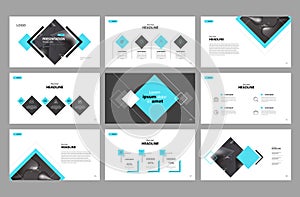 Business presentation page layout template design and use for brochure ,book , magazine, annual report and company profile