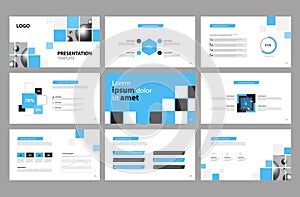 Business presentation page layout template design and use for brochure ,book , magazine, annual report and company profile