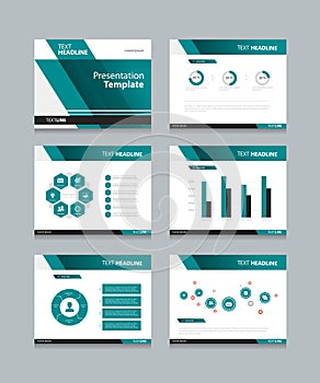 Business presentation and powerpoint template slides background design