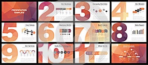 Business presentation templates