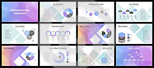 Business presentation templates