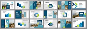 Business presentation templates design