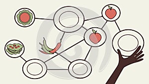 Business Process Flowchart Art, vector design Generative AI
