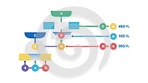 Business Process Flowchart Diagram Graphic, vector design Generative AI