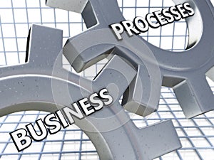Business Processes on the Mechanism of Metal Gears photo