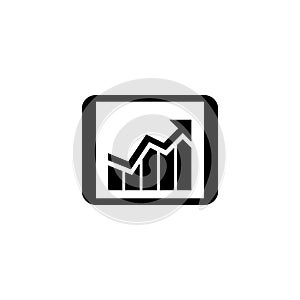 Business Progress Icon. Flat Design