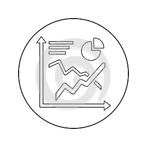 Business Progress, Improvement, Growth Icon