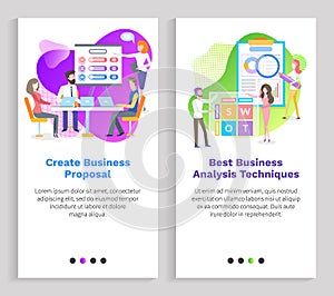 Business Proposal and Analysis Technique Vector