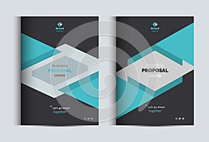 Business Proposal Catalog Cover Design Template Concepts