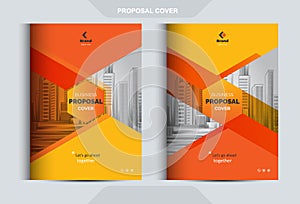 Business Proposal Catalog Cover Design Template Concepts