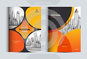 Business Proposal Catalog Cover Design Template Concepts