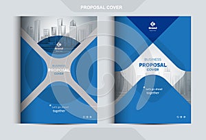 Business Proposal Catalog Cover Design Template Concepts