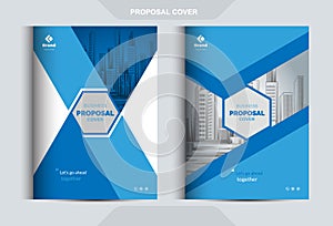 Business Proposal Catalog Cover Design Template Concepts