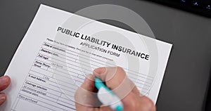 Business Public Liability Concept