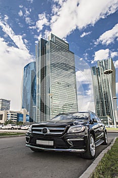 Business quarter in the centre of the modern city