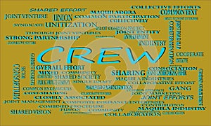 Business related terminology created on word cloud abstract background