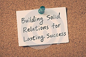 Business relationship building