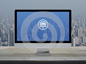Business repair car service online concept